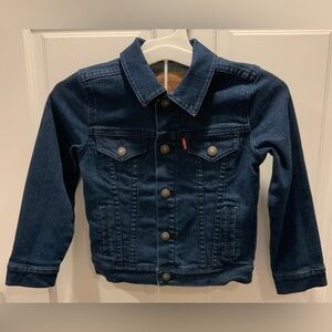 Levi’s Boys Dark Denim Trucker Jean Jacket